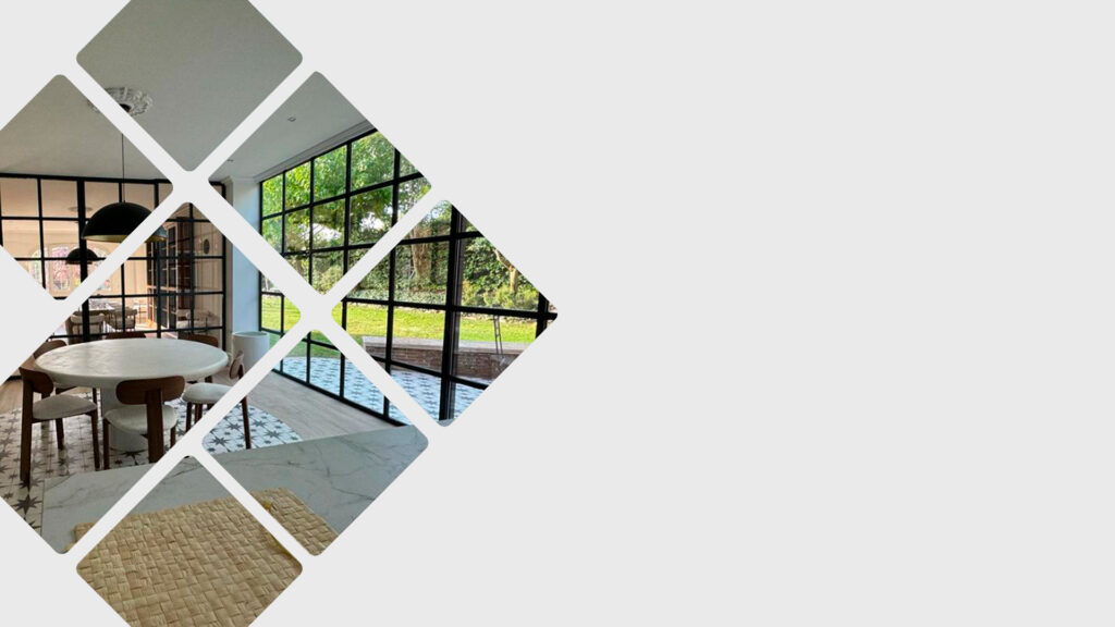 Cerramiento de terraza en planta baja que da a jardín exterior